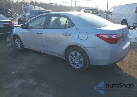 2016 Toyota Corolla Le z USA, uszkodzony, nr VIN 2T1BURHE3GC600755